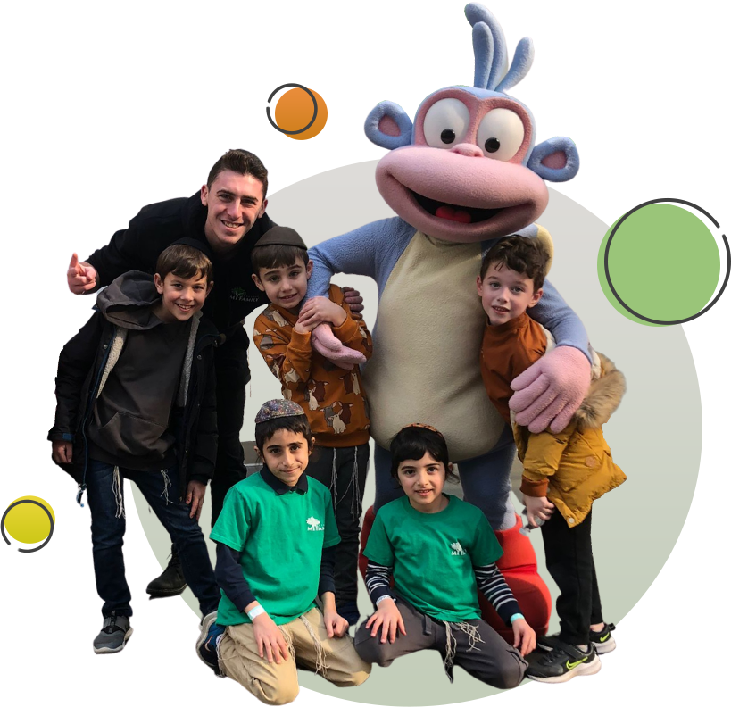 MyEF children with mascot
